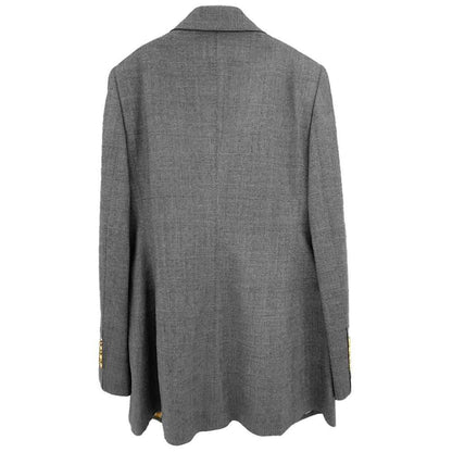 Dolce & Gabbana Gray Wool Suits & Blazer