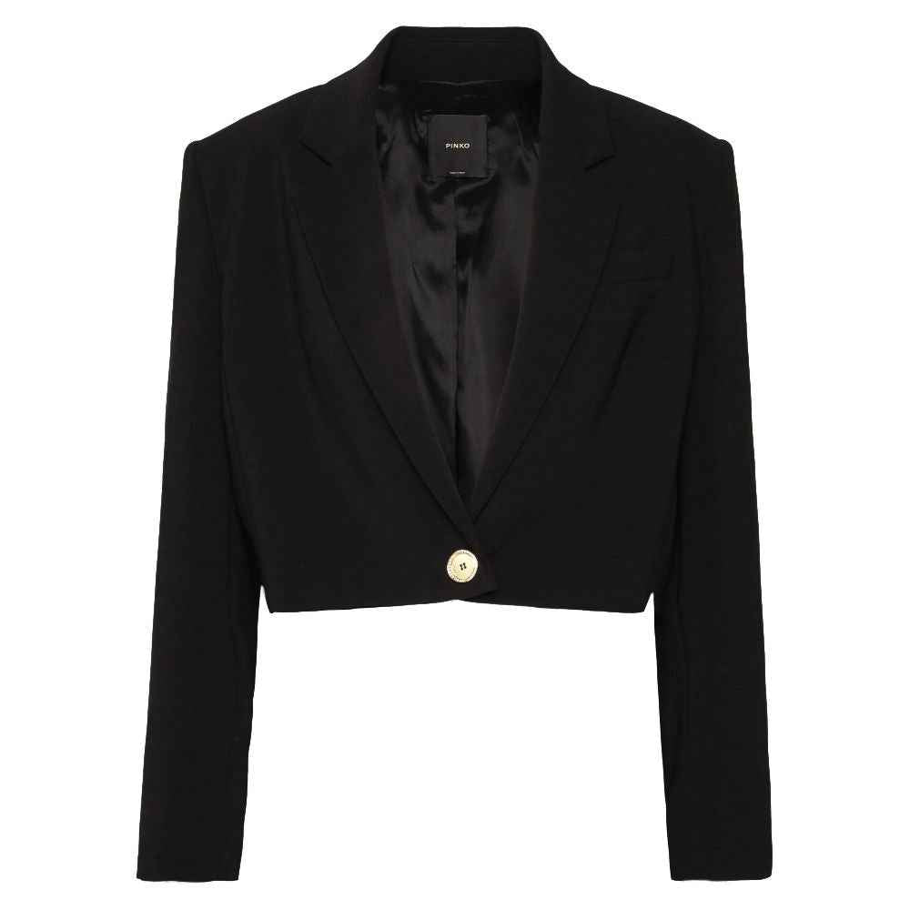 PINKO Black Polyester Suits & Blazer