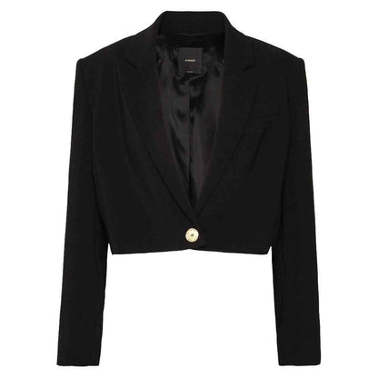 PINKO Black Polyester Suits & Blazer