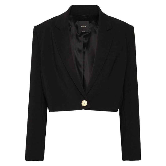 PINKO Black Polyester Suits & Blazer