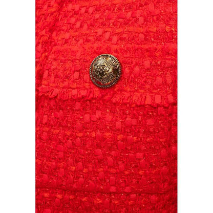 Balmain Red Nylon Suits & Blazer
