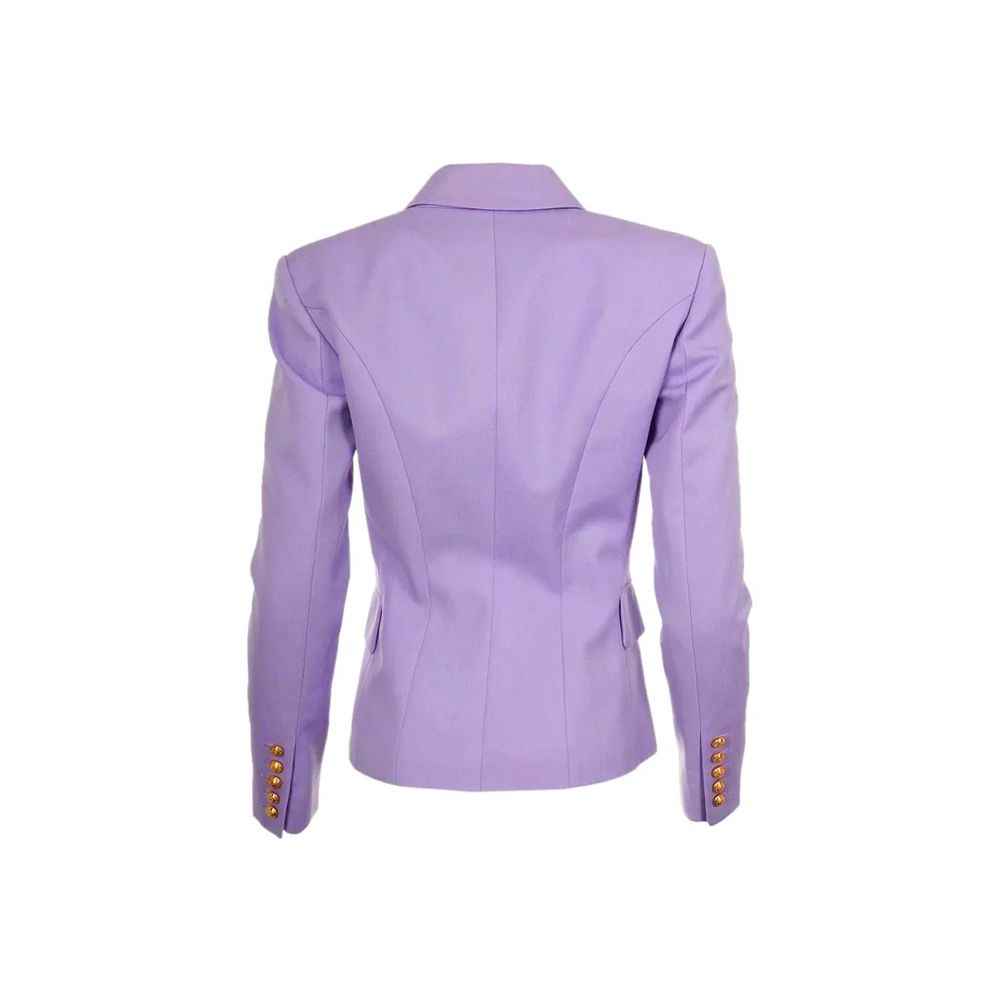 Balmain Purple Wool Suits & Blazer