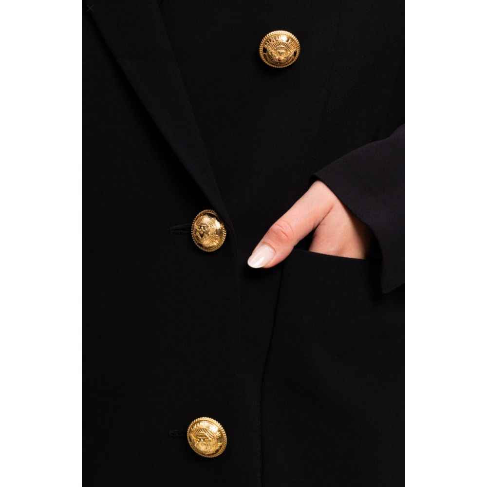 Balmain Black Viscose Suits & Blazer