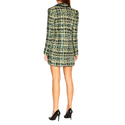 Elisabetta Franchi Green Viscose Women Blazer