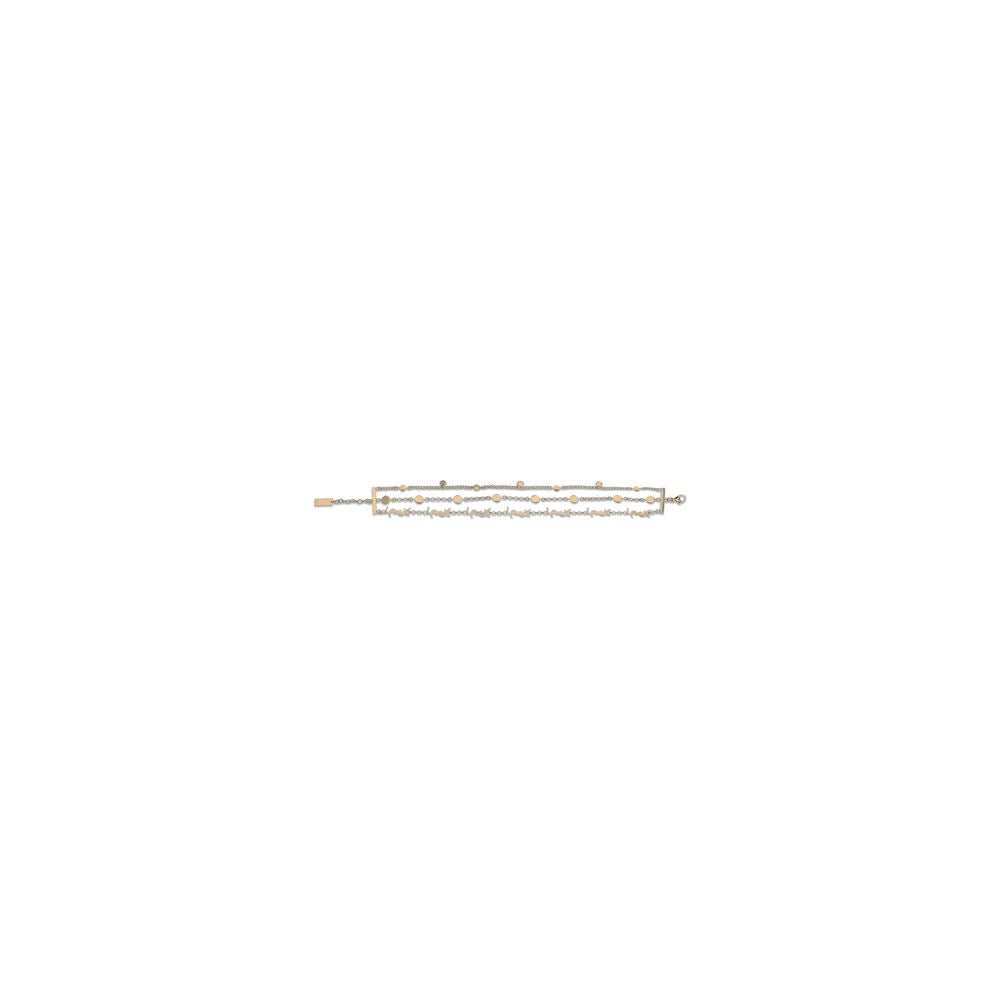 Saint Laurent Cassandre Chain Bracelet Multiwrap - Silver