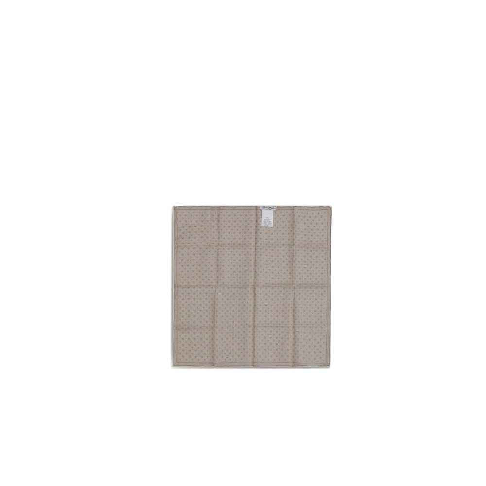 Brunello Cucinelli Polka Dot Silk Pocket Square