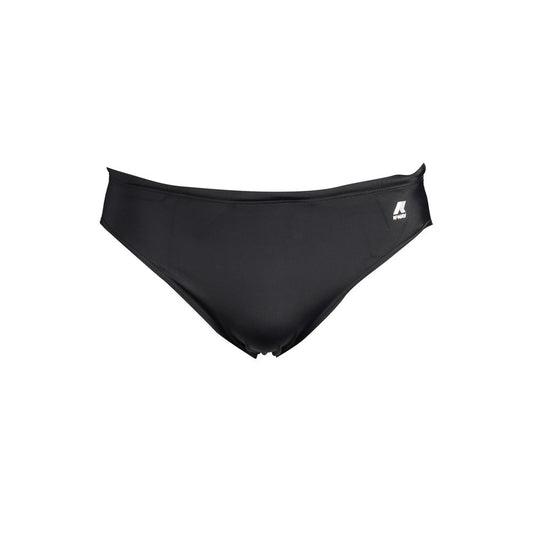 K-Way Swimwear Elastane Black Lined Swimming Brief Edition