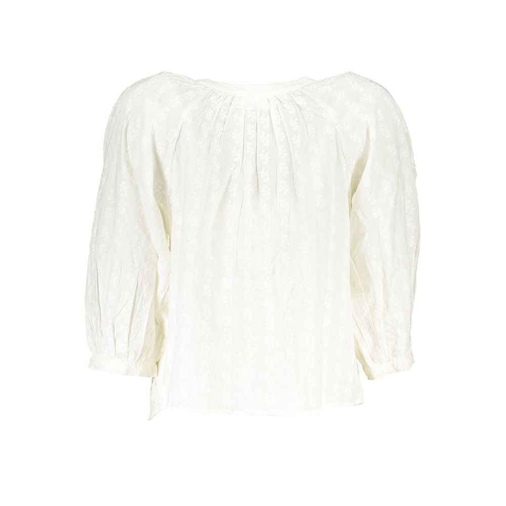 Desigual White Cotton Shirt