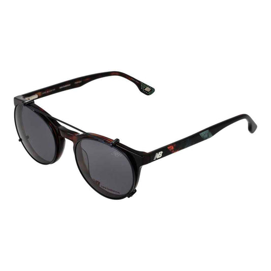 New Balance Brown Men Glasses Frame