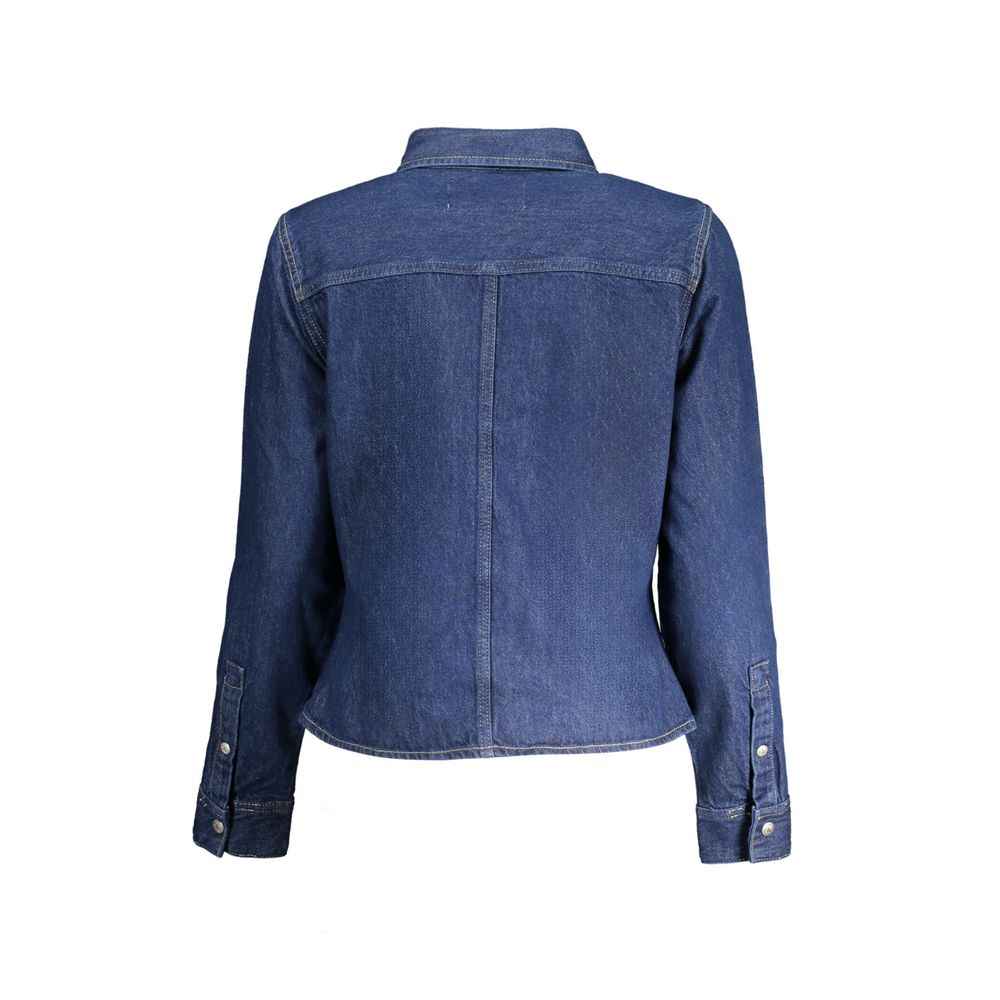 Calvin Klein Blue Cotton Shirt