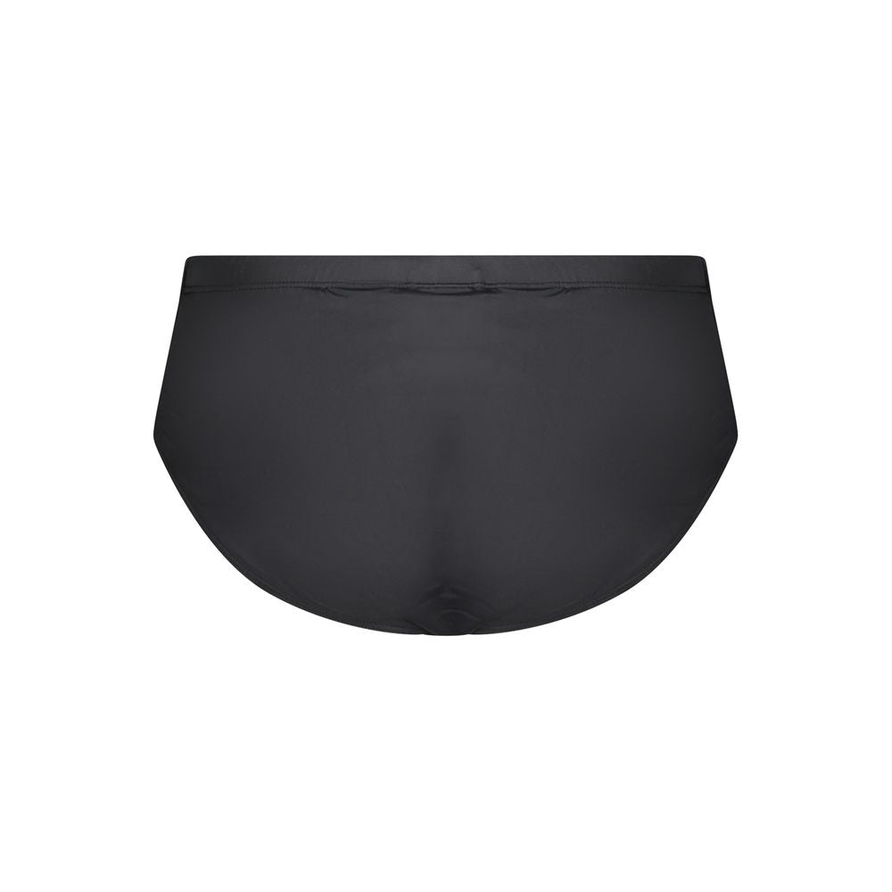 Hugo Boss Swim Briefs Elastane Swimwear Black Print Logo