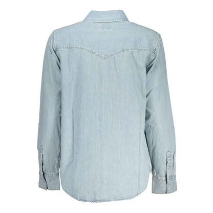 Levi's Denim Shirt Cotton Long Sleeve Classic - Blue