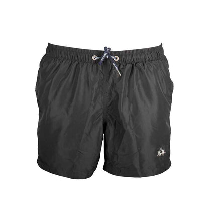 La Martina Black Polyester Swimwear