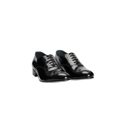 Roberto Pepe Loafer Calfskin Lace Up Moccasin Black