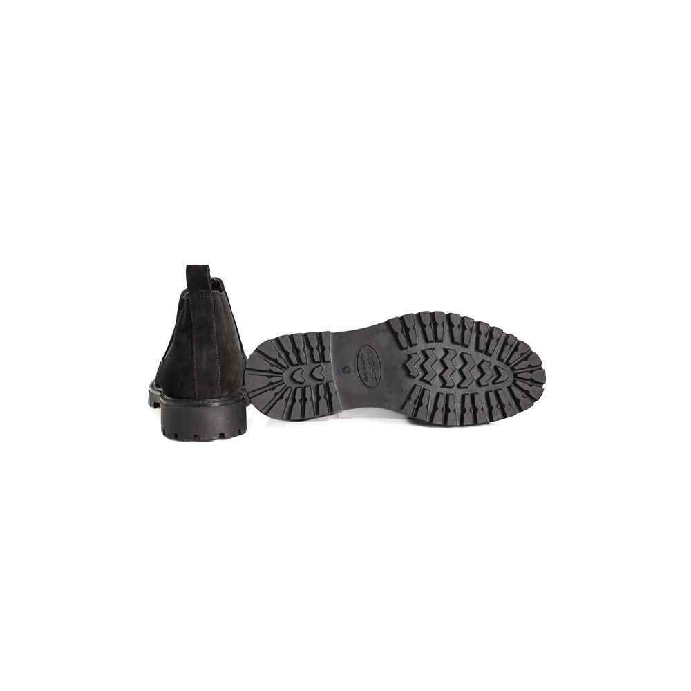 Roberto Pepe Luxury Black Calfskin Boot