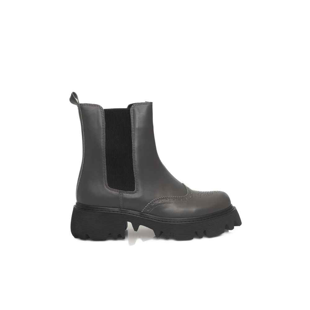 Cerruti 1881 Gray Cowhide Boot