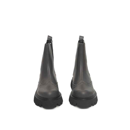 Cerruti 1881 Gray Cowhide Boot