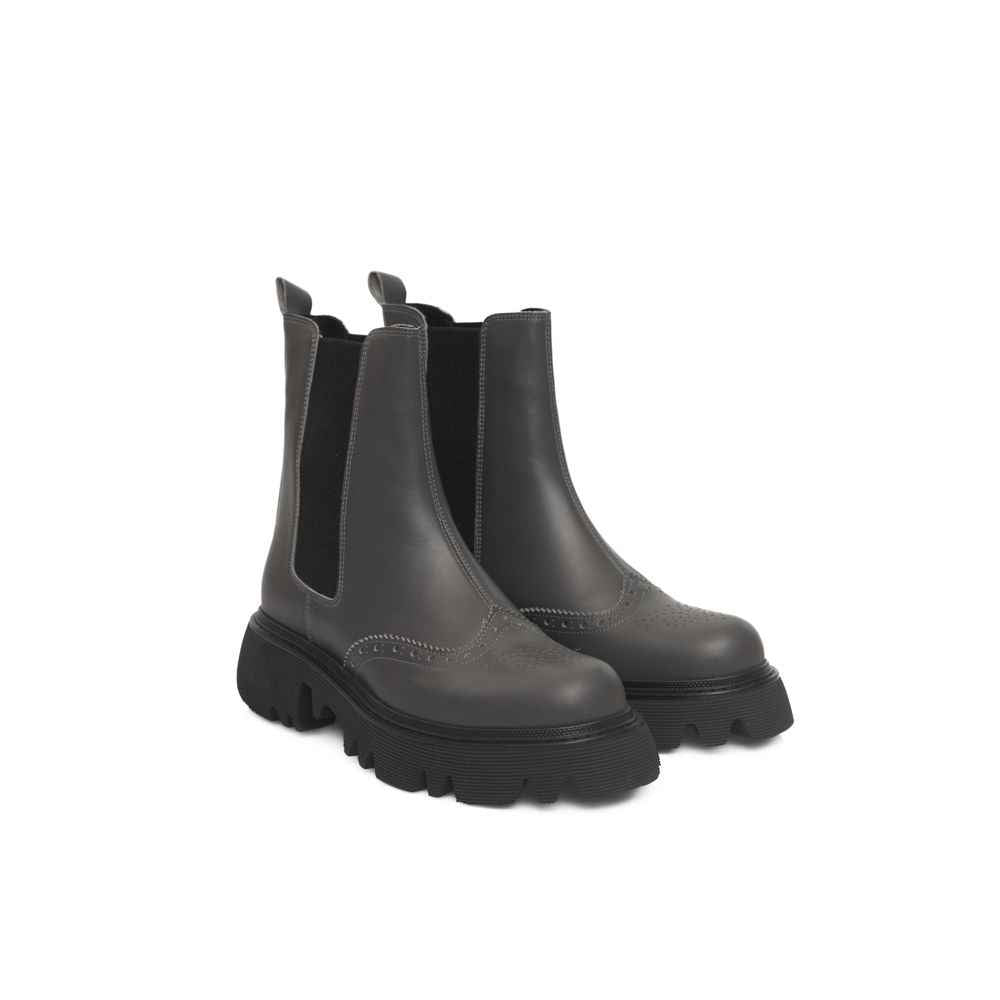 Cerruti 1881 Gray Cowhide Boot