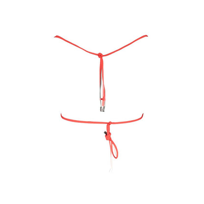 Karl Lagerfeld Elastane Swimwear Red Triangle Design