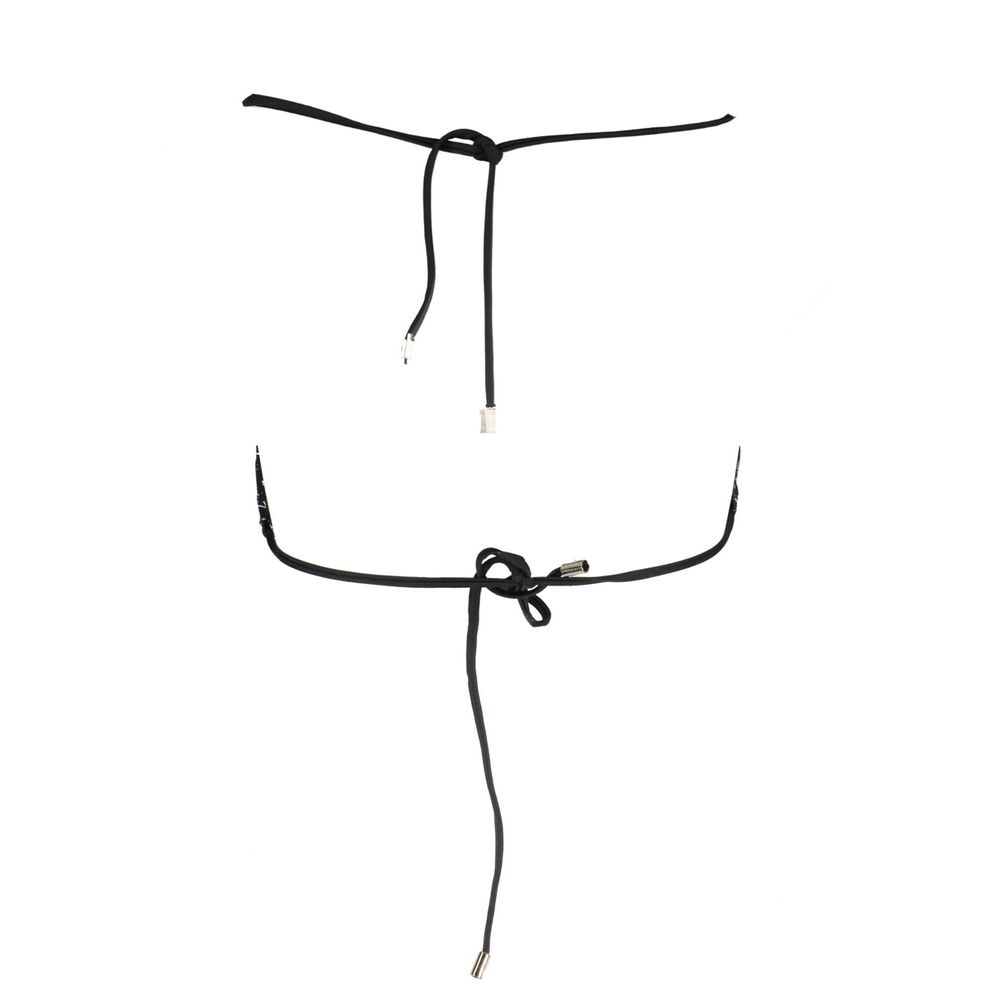 Karl Lagerfeld Swimwear Elastane Triangle Black Logo