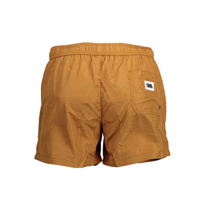 Karl Lagerfeld Brown Polyester Swimwear