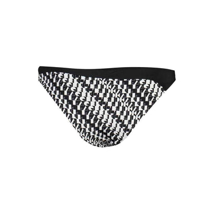 Karl Lagerfeld Black Elastane Swimwear