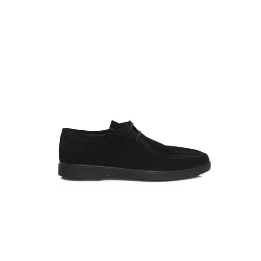 Cerruti 1881 Derby Shoes Black Cowhide Leather Edition