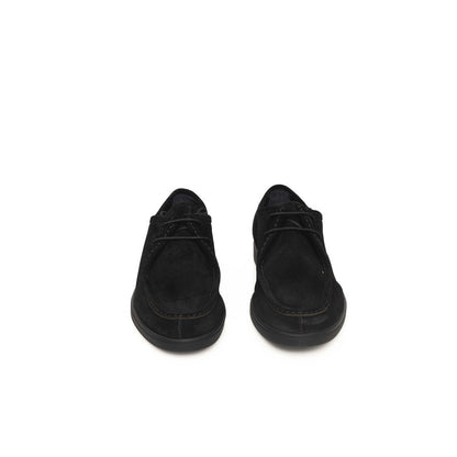 Cerruti 1881 Derby Shoes Black Cowhide Leather Edition