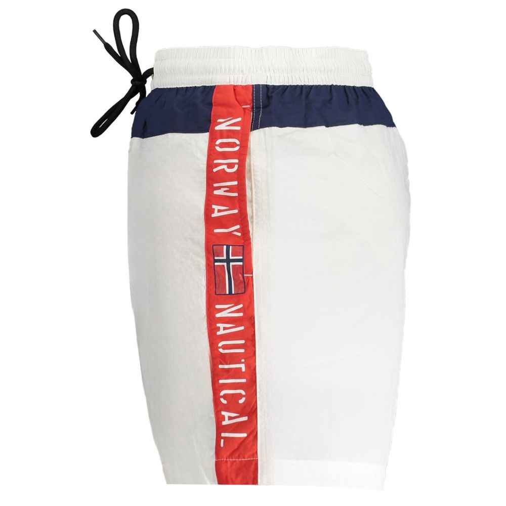 Norway 1963 White Polyester Swimwear