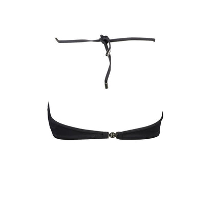 Karl Lagerfeld Band Swimsuit Elastane Swimwear Black
