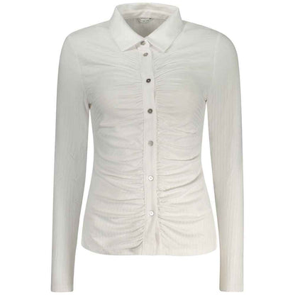 Guess Jeans White Polyester Shirt
