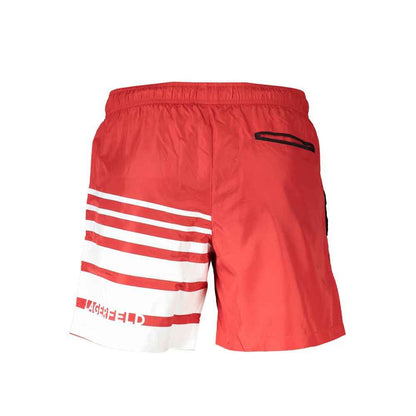 Karl Lagerfeld Red Polyester Swimwear