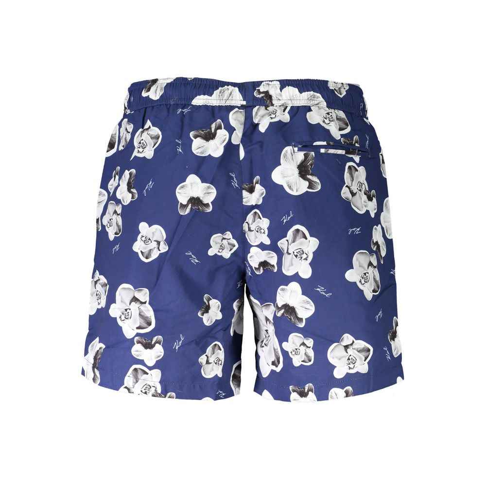 Karl Lagerfeld Blue Polyester Swimwear
