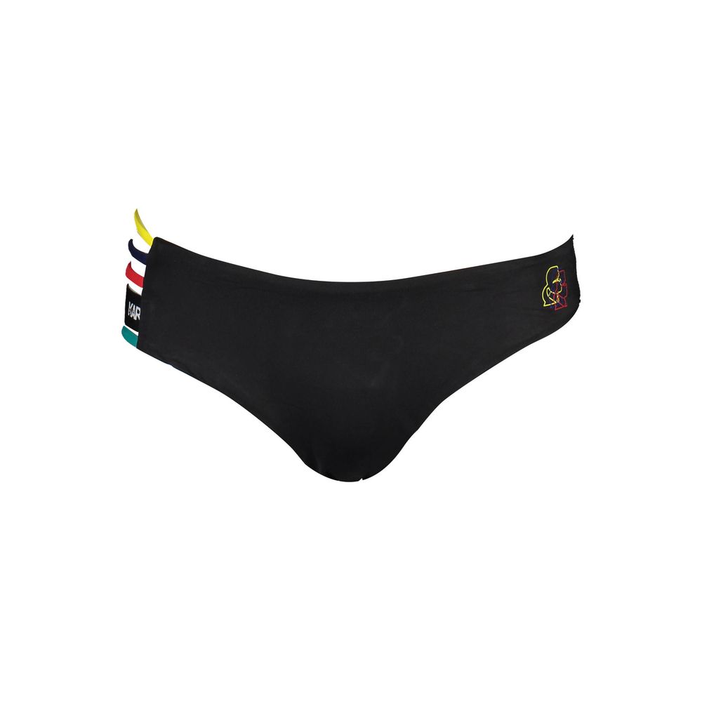Karl Lagerfeld Swimwear Black Elastane Classic Luxe Line