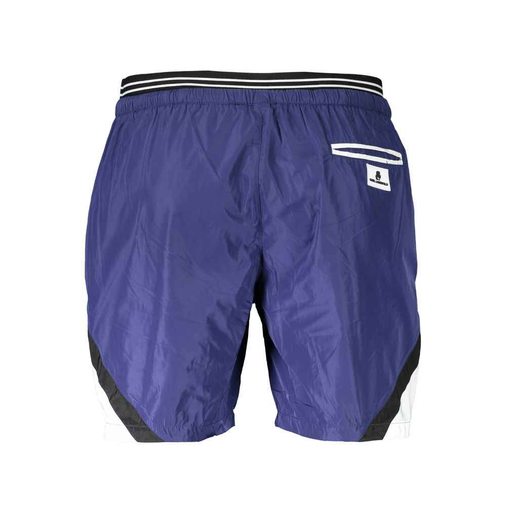 Karl Lagerfeld Blue Polyester Swimwear