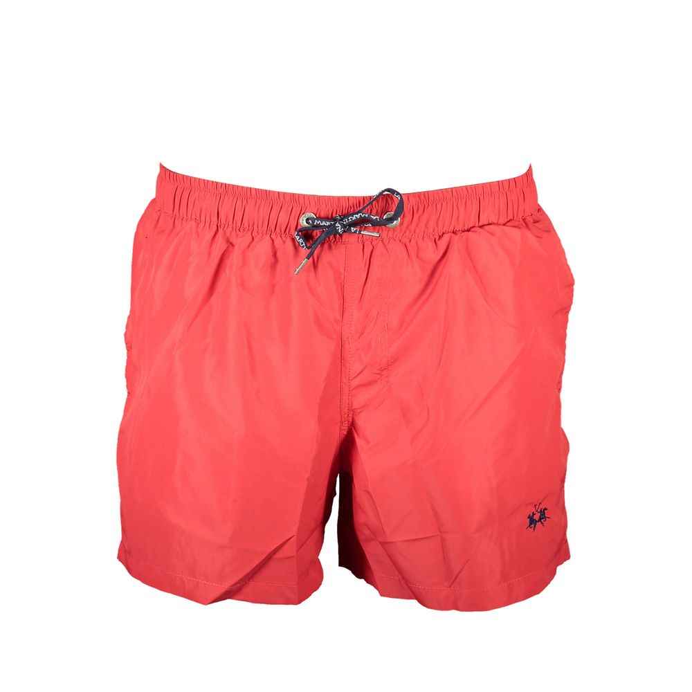 La Martina Red Polyester Swimwear