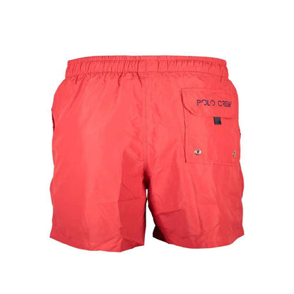 La Martina Red Polyester Swimwear