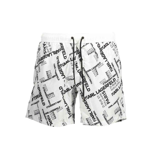 Karl Lagerfeld White Polyester Swimwear