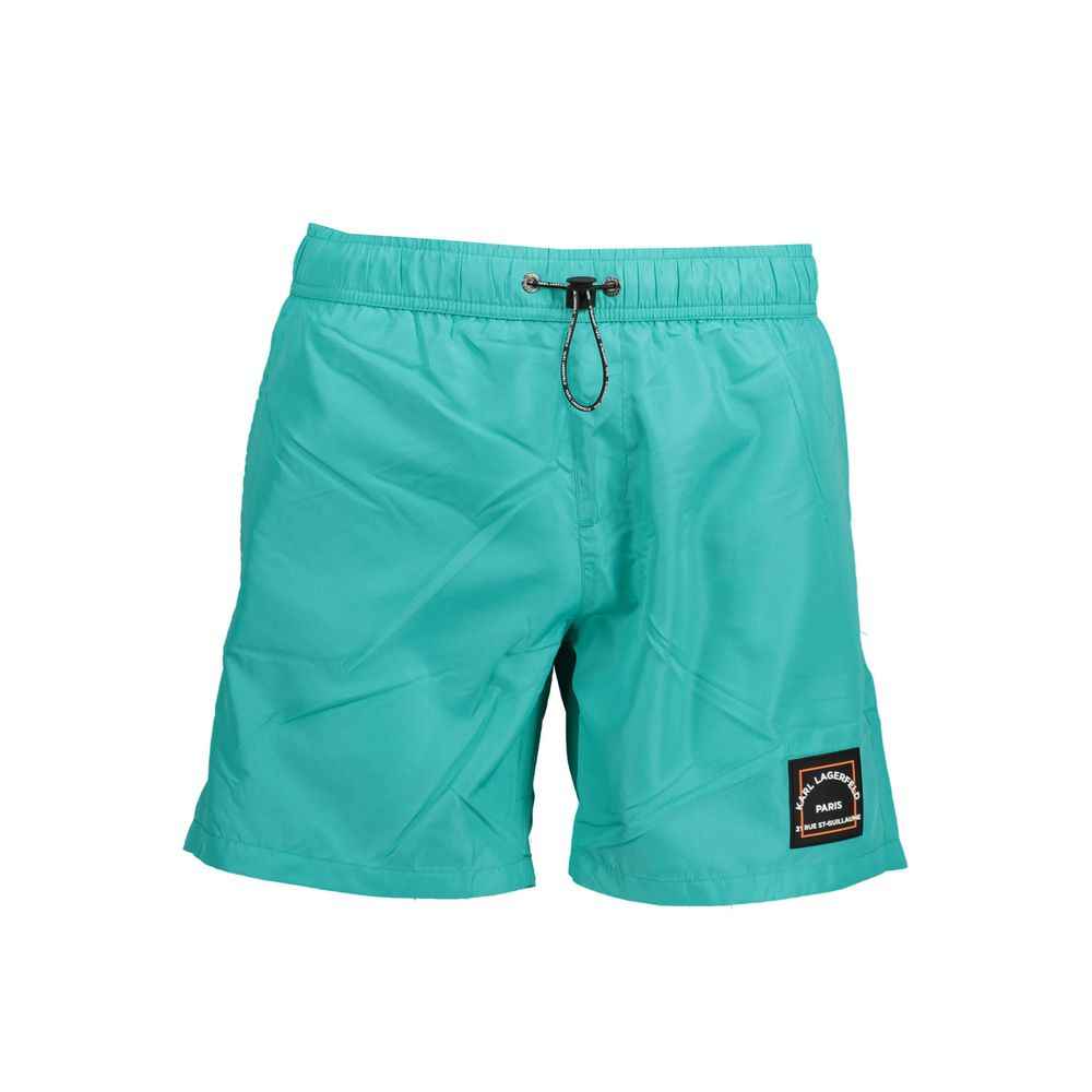 Karl Lagerfeld Green Polyester Swimwear
