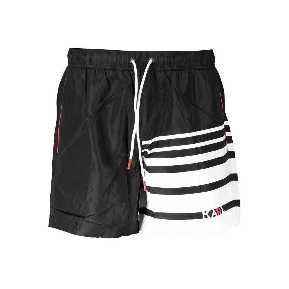 Karl Lagerfeld Black Polyester Swimwear