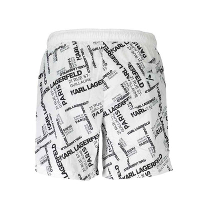 Karl Lagerfeld White Polyester Swimwear