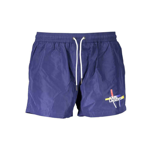 Karl Lagerfeld Blue Polyester Swimwear