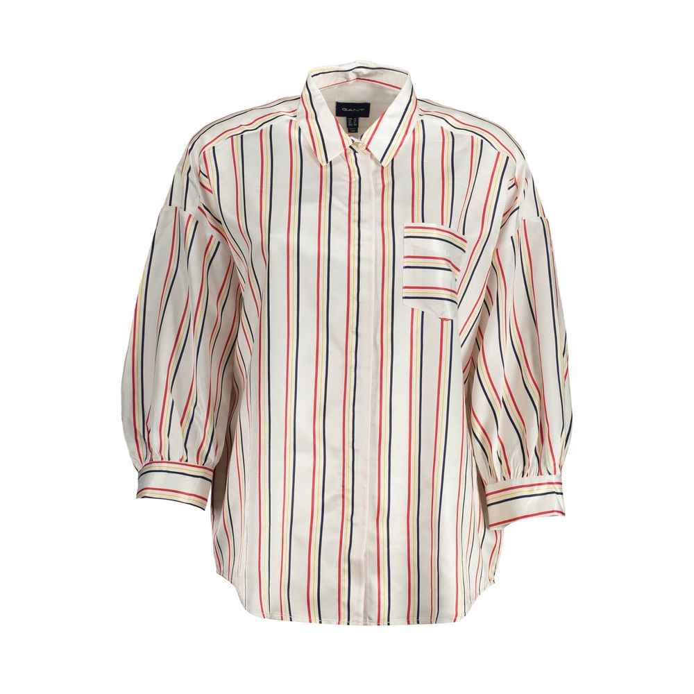 Gant White Viscose Shirt