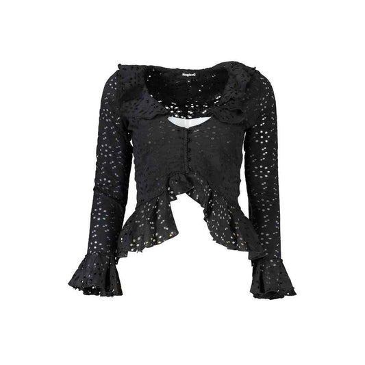 Desigual Black Cotton Shirt