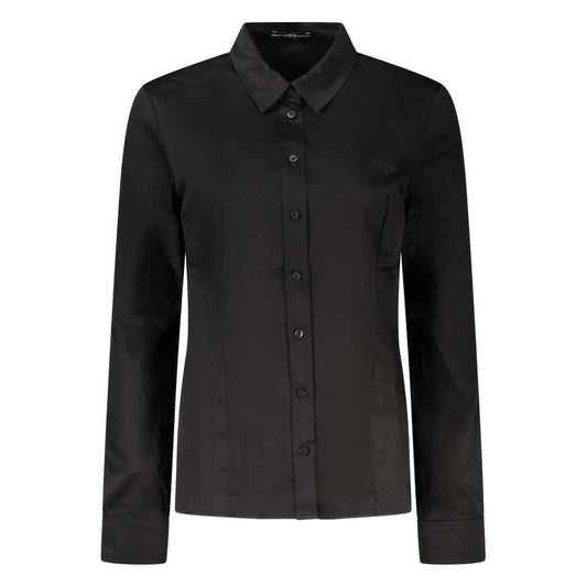 Guess Jeans Black Cotton Shirt