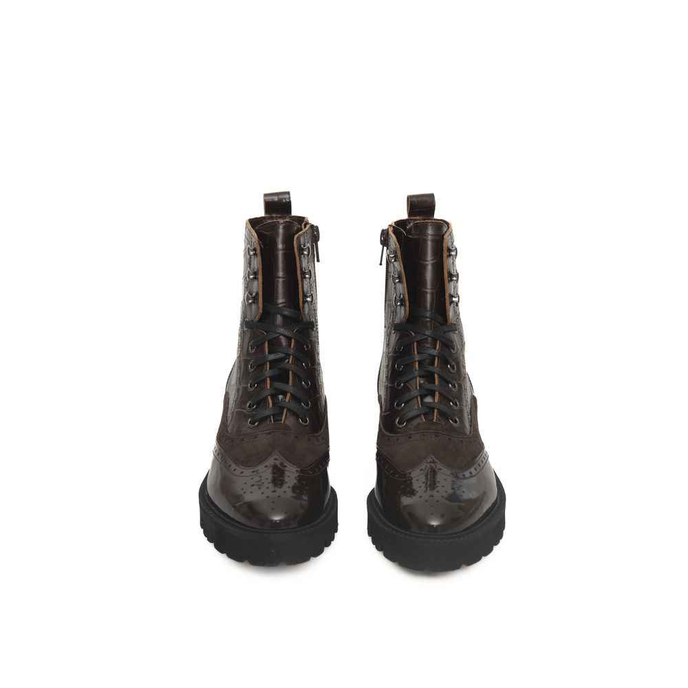 Cerruti 1881 Brown Cowhide Women Boot
