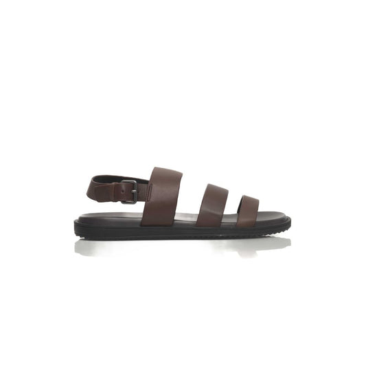 Cerruti 1881 Brown Cowhide Sandals for Men Luxury Edition