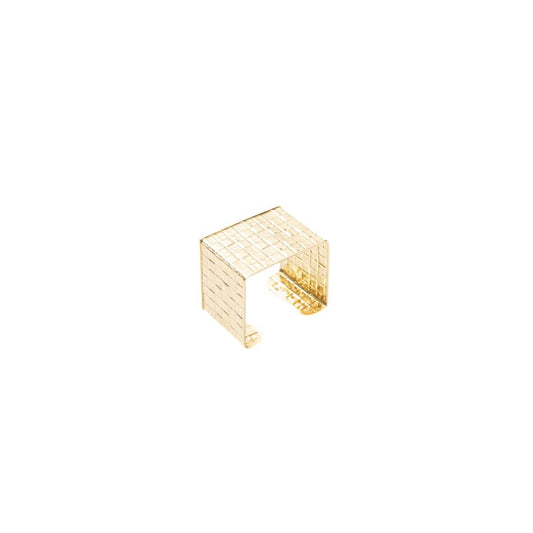 Trussardi Gold Metal Bracelet Luxury Italian Craft