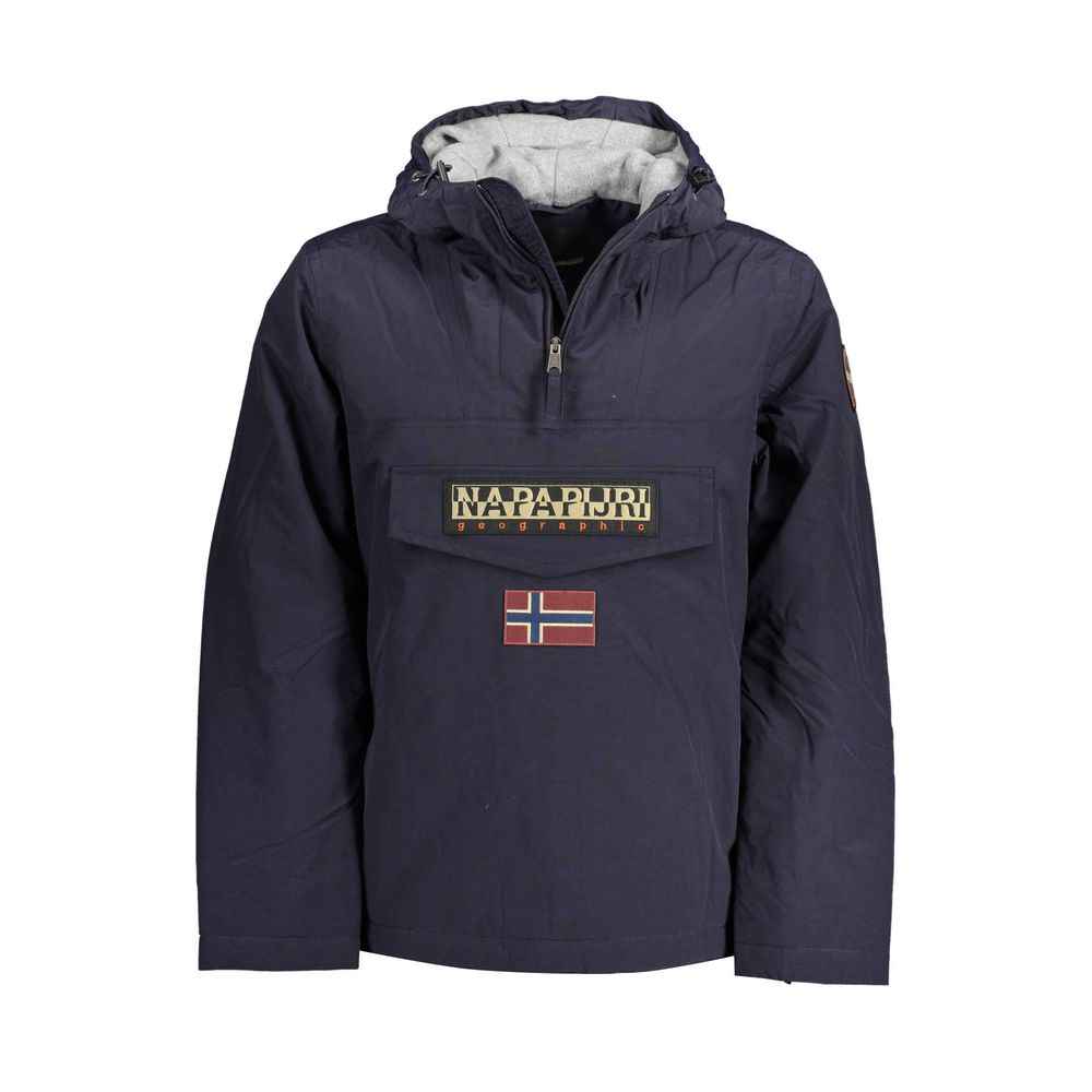 Napapijri Blue Polyamide Jackets & Coat