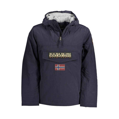 Napapijri Blue Polyamide Jackets & Coat